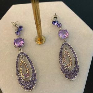 Pageant / Prom Chandelier Earring w/ Crystals 💎